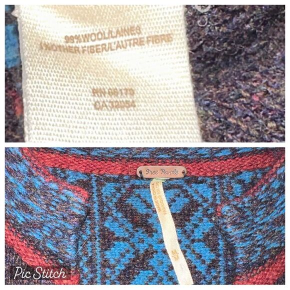 Touch of fairisle wool jacket free people - Picture 2 of 12